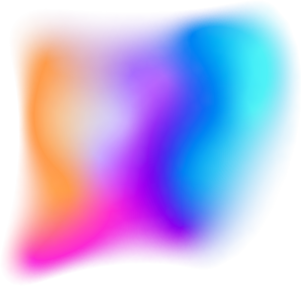 Gradient Blur Orange Purple Blue Green